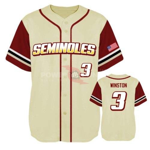Power Punch Original Customs Printed Sportswear Baseball Jersey Tops - Angle 2