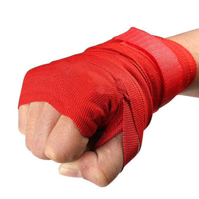 Power Punch Hot Sale Custom Logo Hand Wraps Boxing Bandages Hand Wraps for Boxing Angle 4