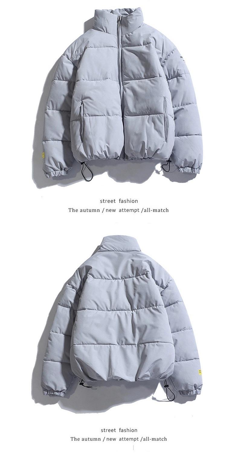 Power Punch Wholesale Custom Puffer Jacket Men's Stand Collar Winter Breathable Angle 5