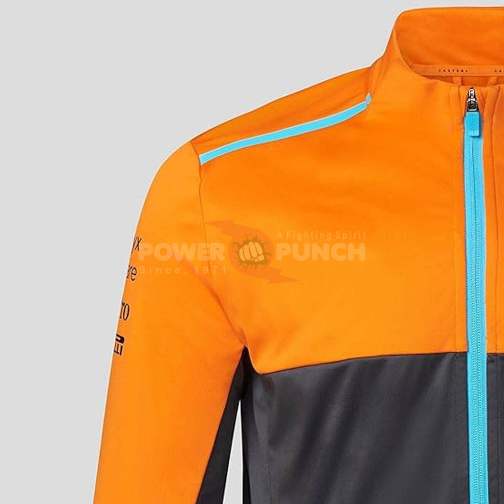 Power Punch Premium Embroidered Formal Bomber Jacket for Motorsport Enthusiasts Angle 2