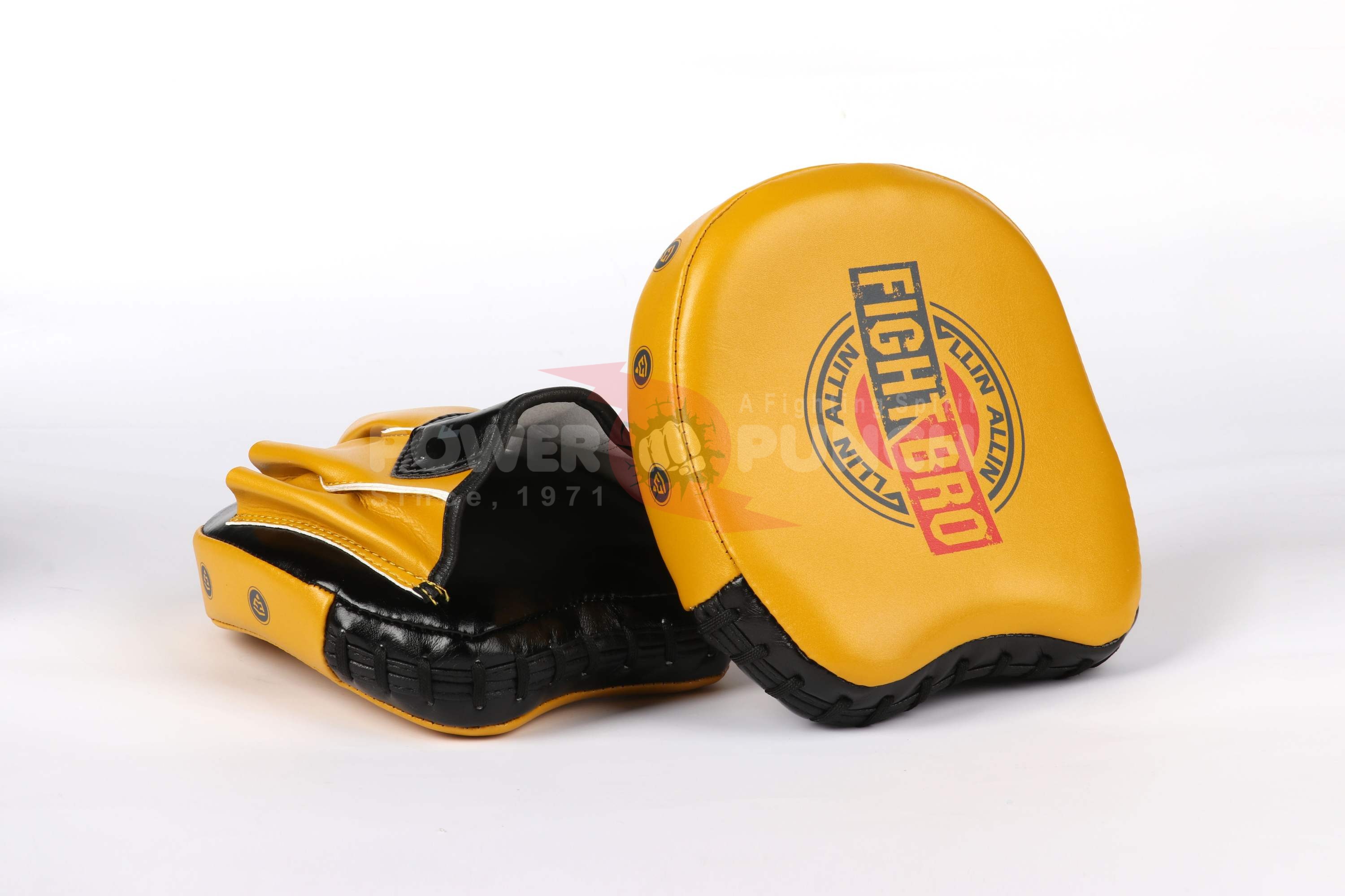 Power Punch Boxing Pads Curved Focus Mitts Adjustable MMA Muay Thai Kickboxing Angle 3