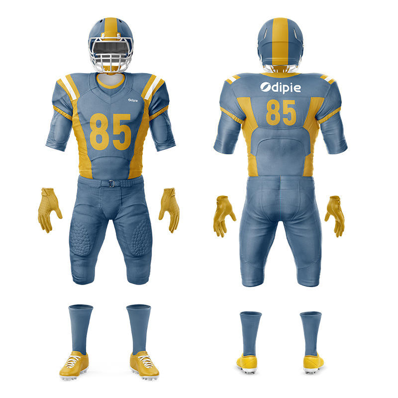 Power Punch DIY Custom American Football Uniforms Game Jerseys Rugby Training Team Outfits Spor