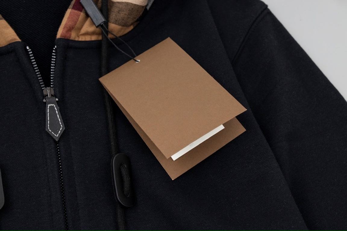 Power Punch Luxury Designer Style Casual Khaki Check-pattern Hooded Bur Berry Vintage Angle 3
