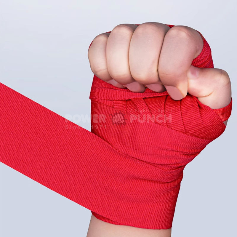 Power Punch Customized Protective Boxing Hand Wraps Training Gear Bandage Angle 5