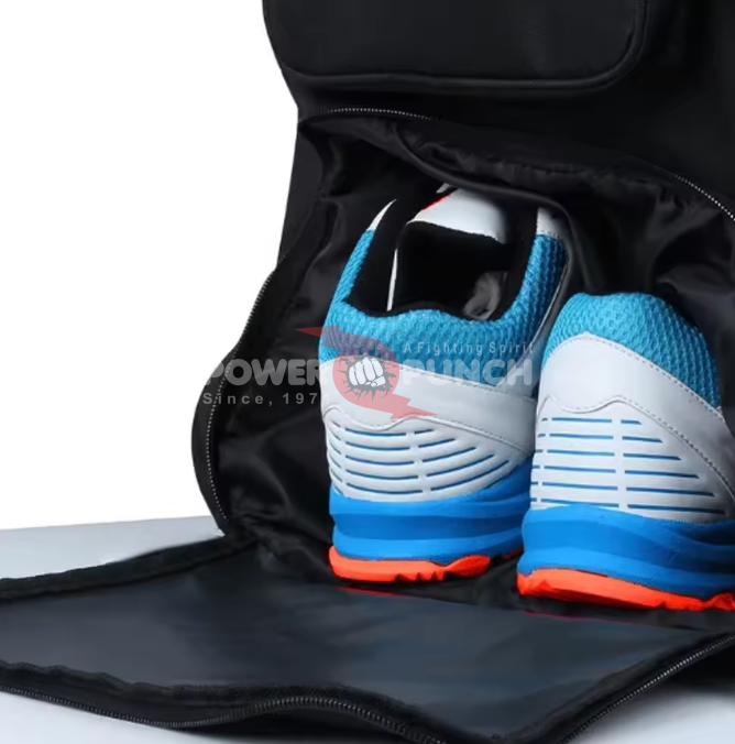 Power Punch Customized Durable Heavy-Duty Large Cricket Bag Sports Training Kit Rolling Gear Eq - Angle 4