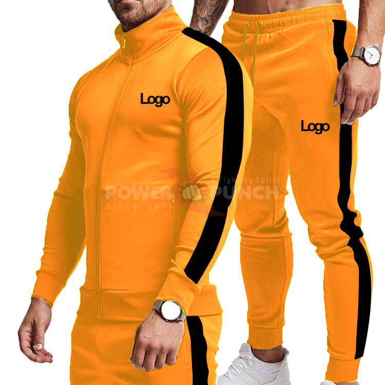 Power Punch New Design Men x27 s Running Tracksuit Uniforms From Sports Suits Manufacturer | Cu - Angle 4
