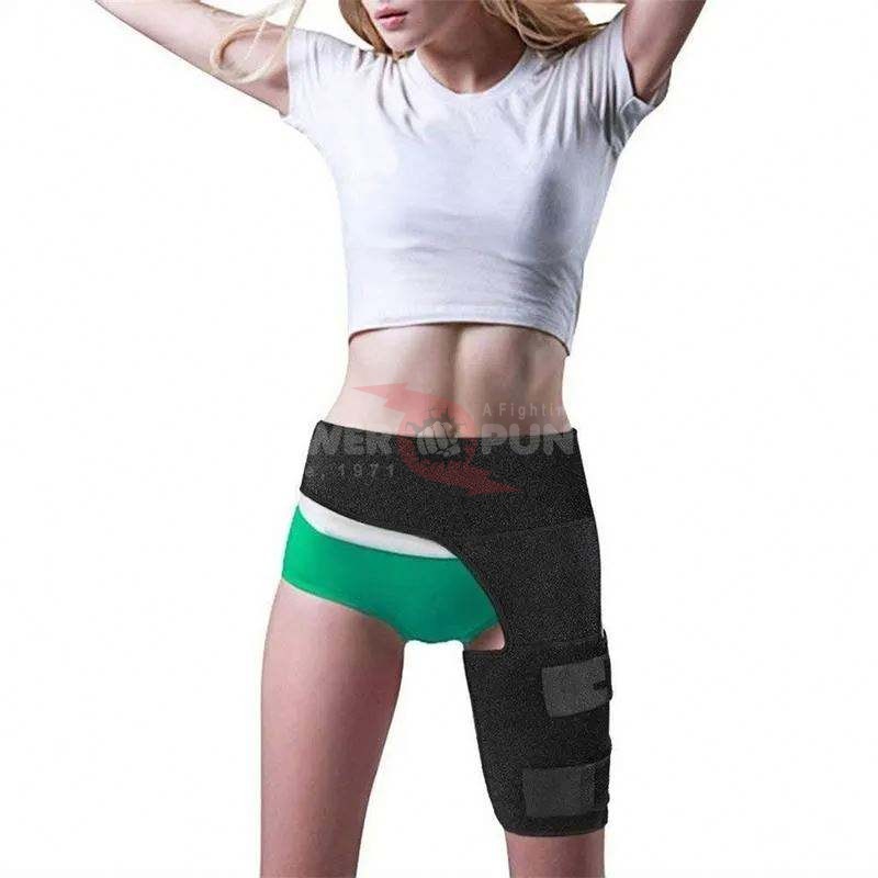 Power Punch 1PC Sports Safety Shin Pads Hip Support Groin Sciatica Pain Relief Thigh Angle 4