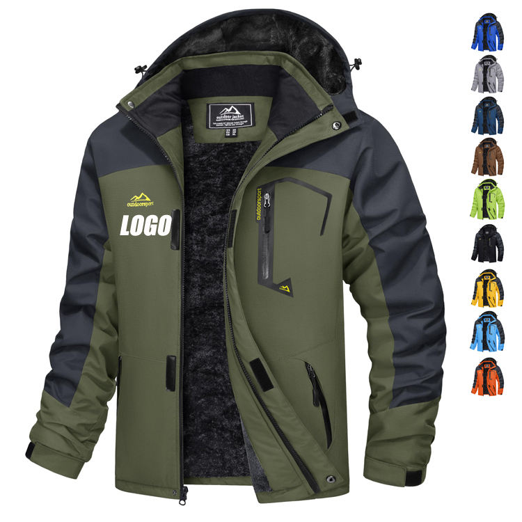 Power Punch Custom Logo Wind Breaker Jacket Outdoor Men Waterproof Windproof Jacket