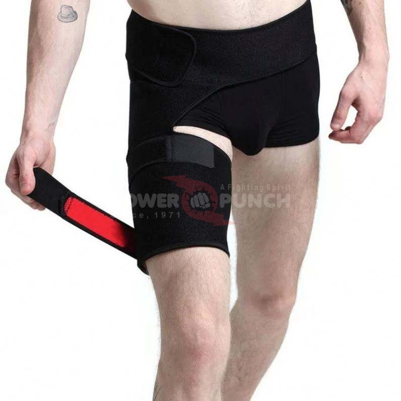 Power Punch 1PC Sports Safety Shin Pads Hip Support Groin Sciatica Pain Relief Thigh Angle 5