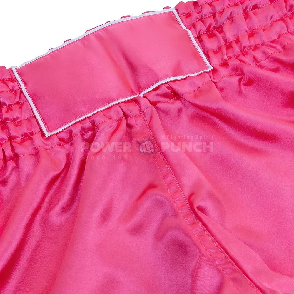 Power Punch Custom OEM High-Density Direct Embroidered Boxing Shorts Angle 4