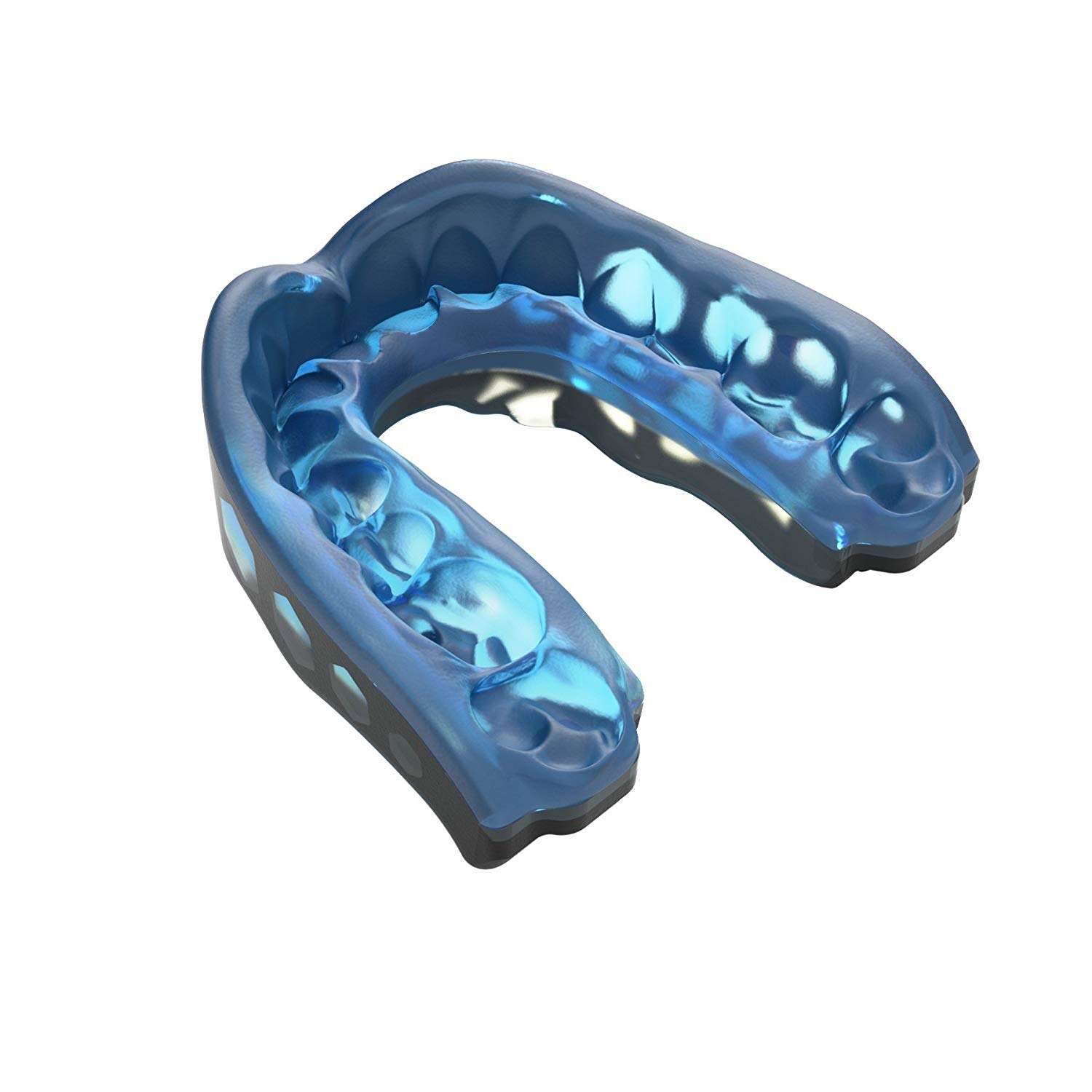 Power Punch Custom Fit Gel Max Mouth Guard for Boxing MMA, Dual Layer Shock Absorbing Angle 5