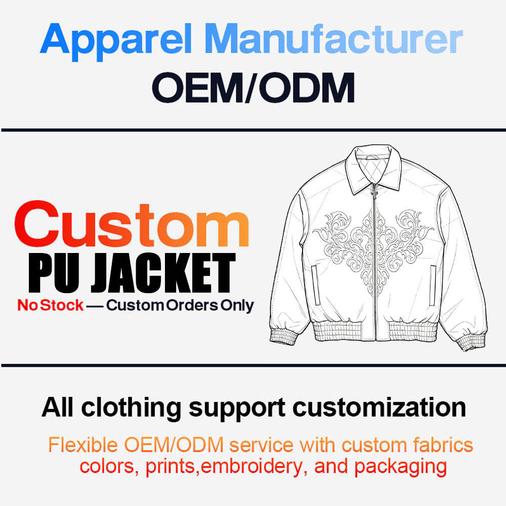 Power Punch Custom Embossed PU Leather Motorcycle Jacket for Men Biker Varsity Style Angle 3