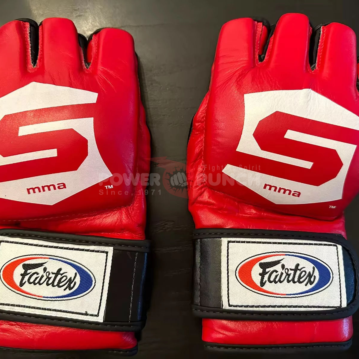 Power Punch Black Tiger Muay Thai Fighting Gloves for MMA Boxing Sanda Sports Leather Angle 4