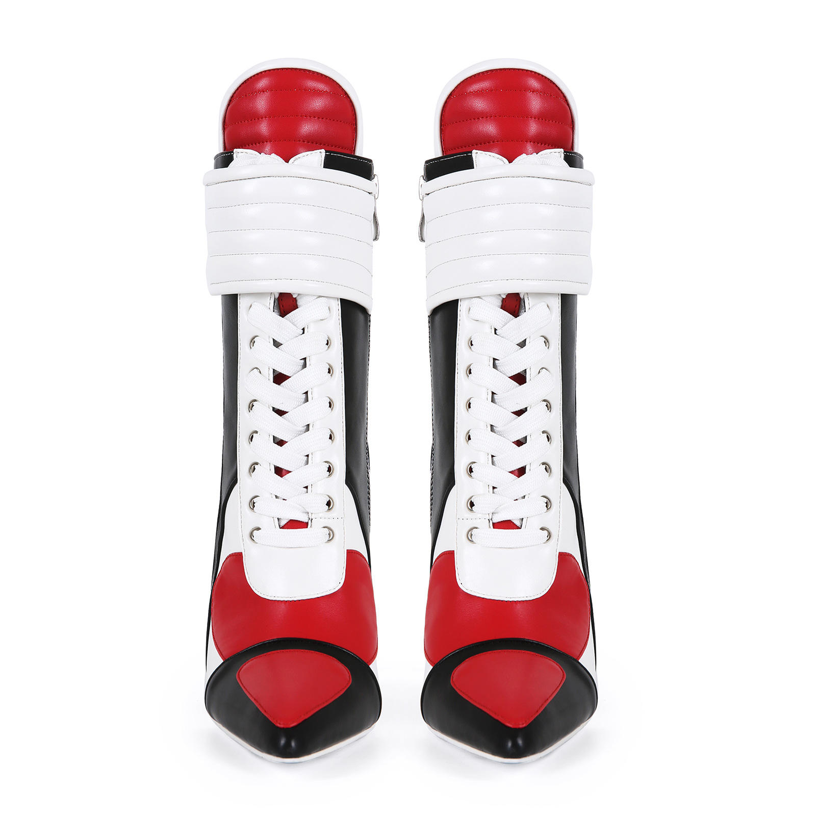 Power Punch Precision Pivot Grip Gym & Ring Sparring Boxing Shoes Angle 4