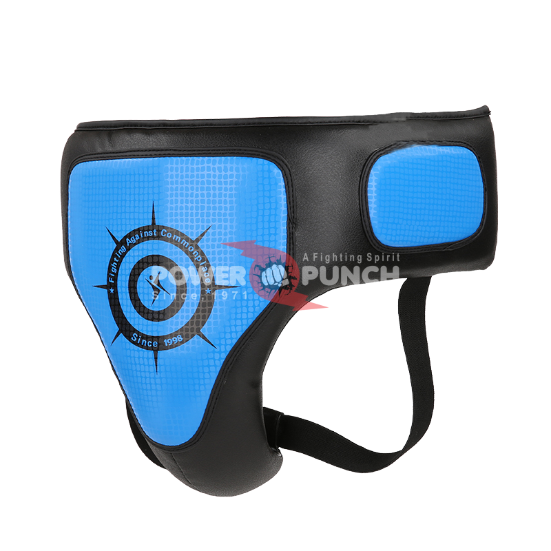 Power Punch Boxing Groin Guard/Artificial Leather Kick Groin Protector Angle 3