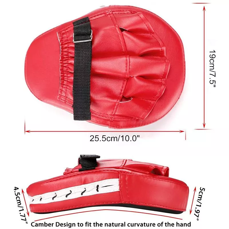 Power Punch Boxing Equipment Hand Target MMA Martial Thai Kick Pad Kit Karate Angle 5