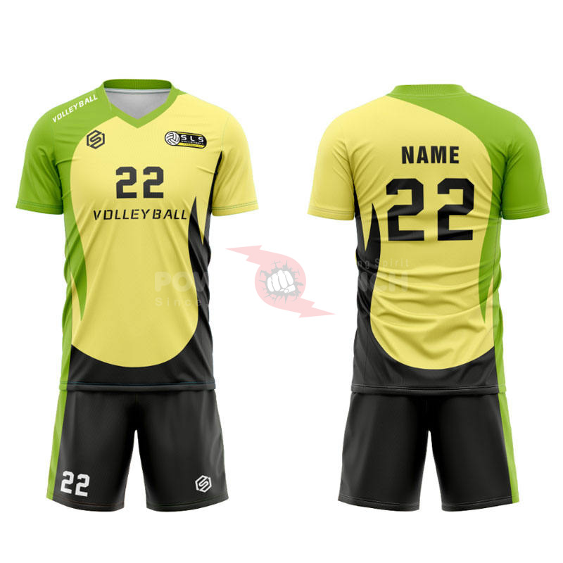 Power Punch Man Volleyball Jersey Custom Quick Dry Sublimation Printing Women Volleyball Kits Y - Angle 5