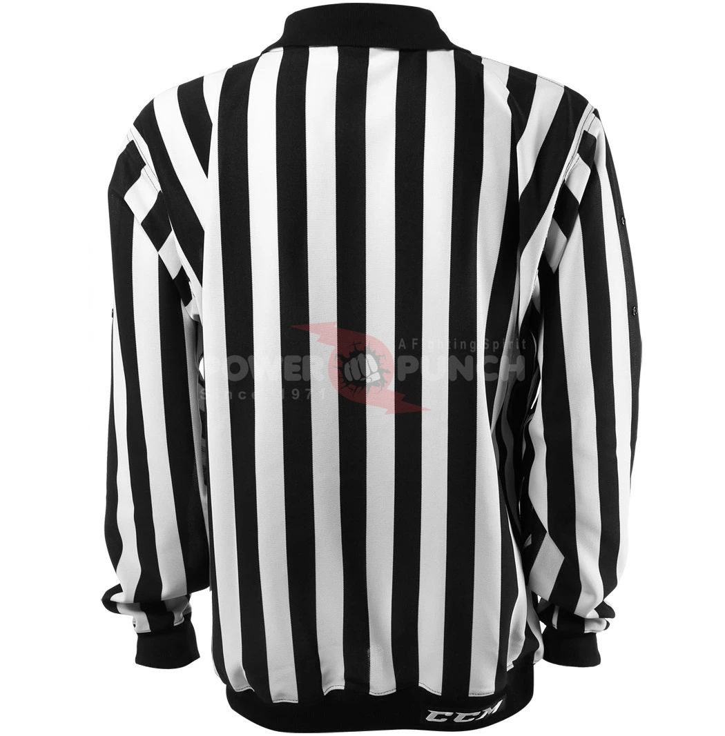 Power Punch Custom Design Ice Hockey Referee Jersey Sublimation Hockey Referee Shirt Youth Hock - Angle 2