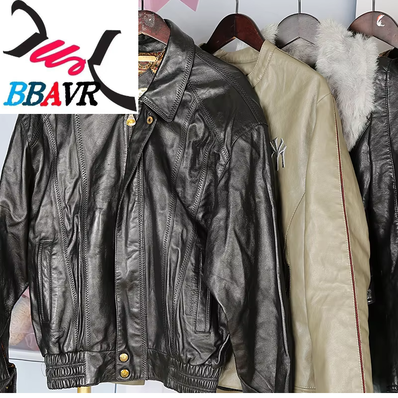 Power Punch Gracer Unisex Winter Jacket Genuine Leather Angle 5
