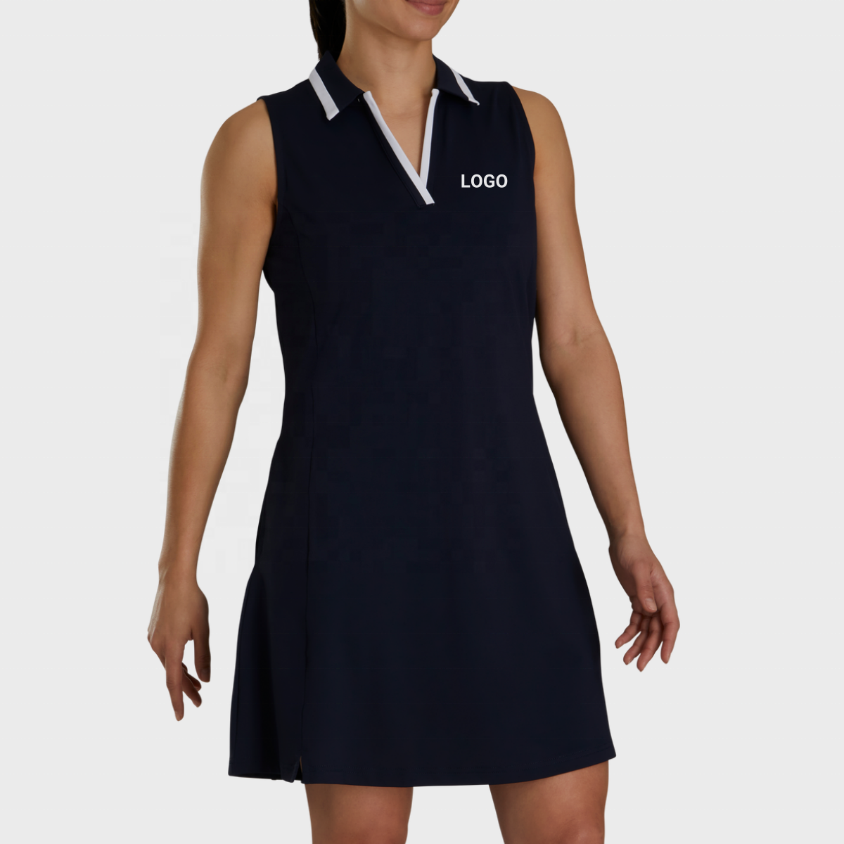 Power Punch Custom Branded Girls Tennis Team Uniforms Trendy Slim Fit Eco-Friendly 4-way Stretc