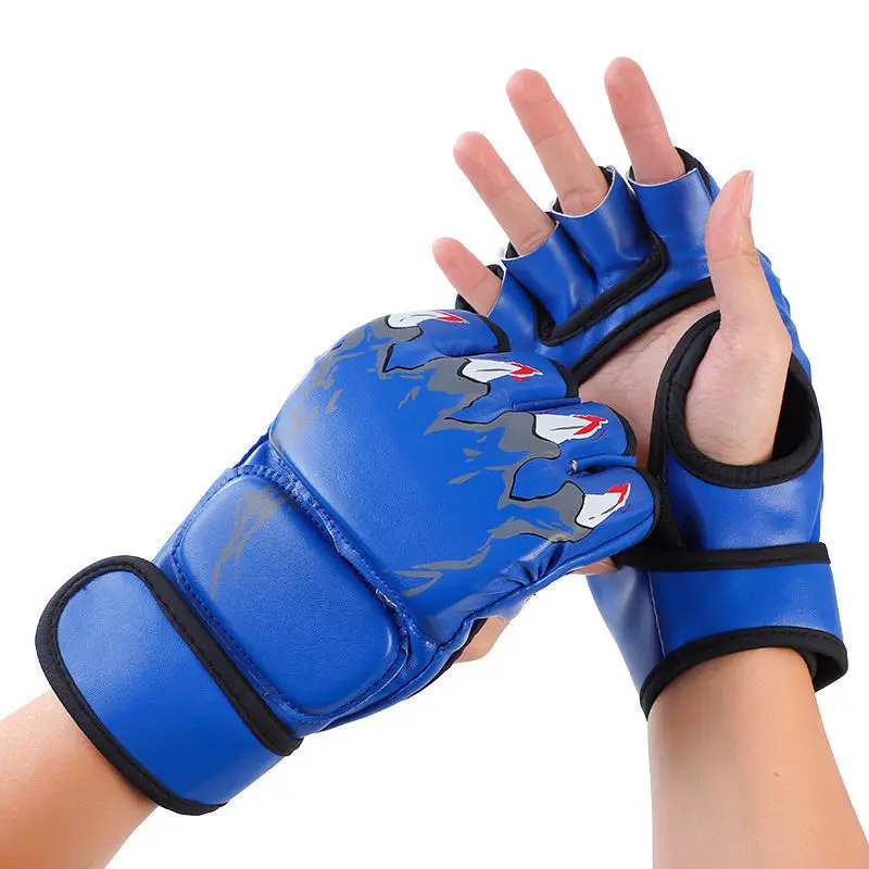 Power Punch Shockproof Heavy Bag & Sparring Training Gloves | Pro Impact Protection - Angle 5