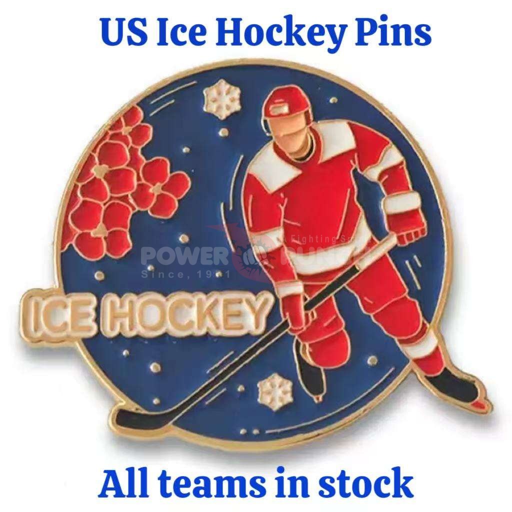 Power Punch Good Stock Vintage US Baseball Pins Angel Cross New Year Enamel Zinc Alloy Gold-Pla - Angle 5