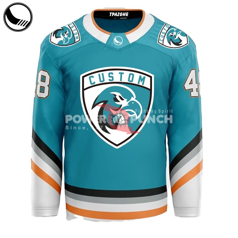 Power Punch Custom Reversible Sublimation Ice Hockey Practice Jerseys Wholesale