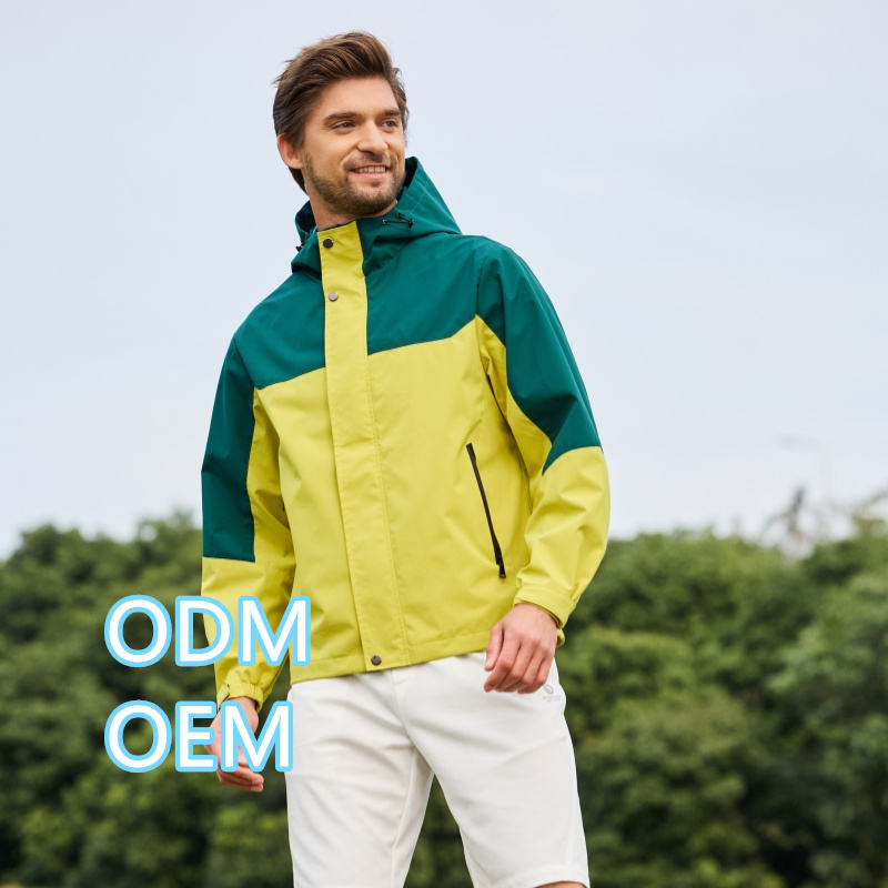 Power Punch ODM Custom Logo Men's Lightweight Full Zip Jacket Waterproof