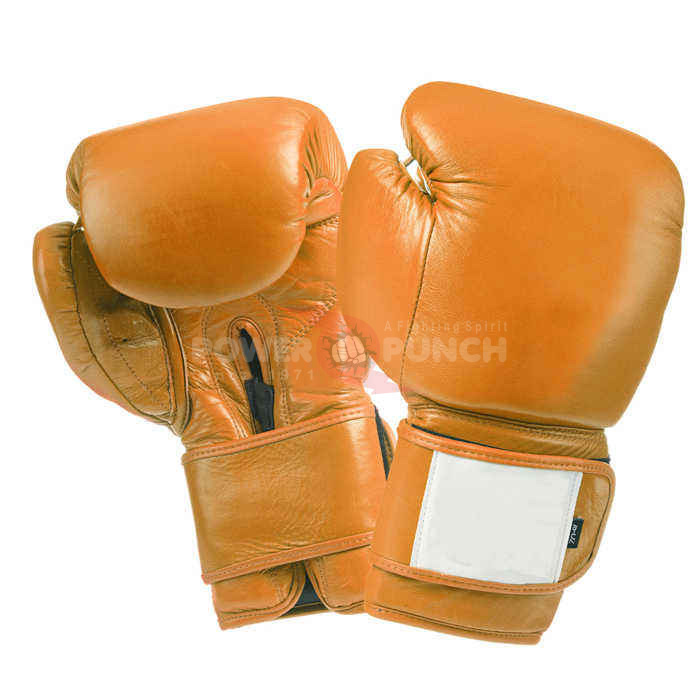 Power Punch Pro Style Heavy Leather Boxing Gloves for Sparring Training Moisture Angle 2