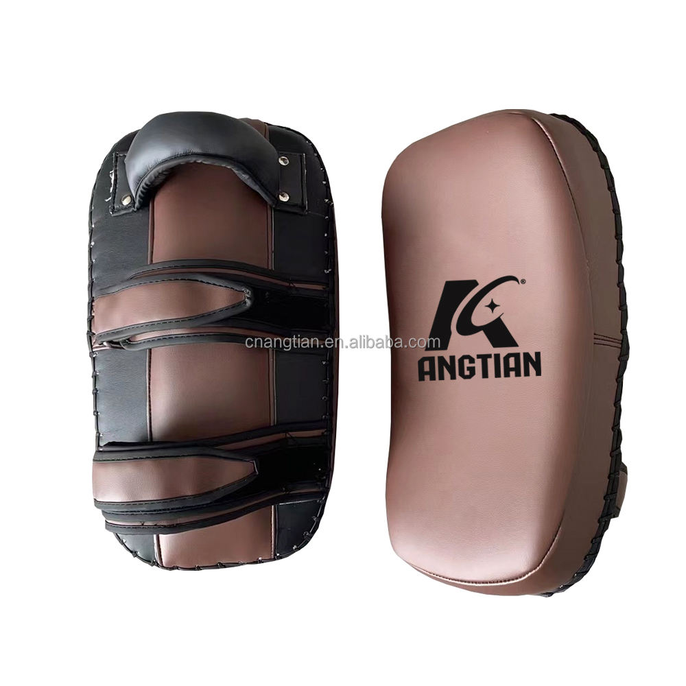Power Punch Angtian Factory Custom Boxing Muay Thai Pads for Curved Kickboxing Strike Angle 3
