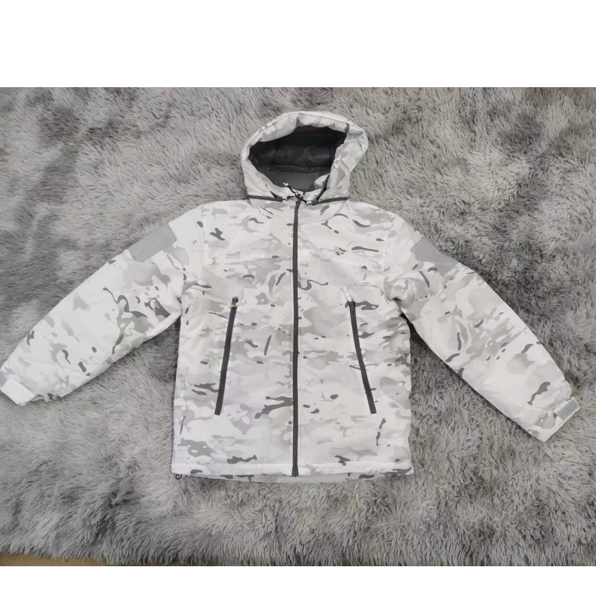 Power Punch DF L7 Stock Customized Ukraine Camouflage Jacket with Hoodie Russian Angle 4