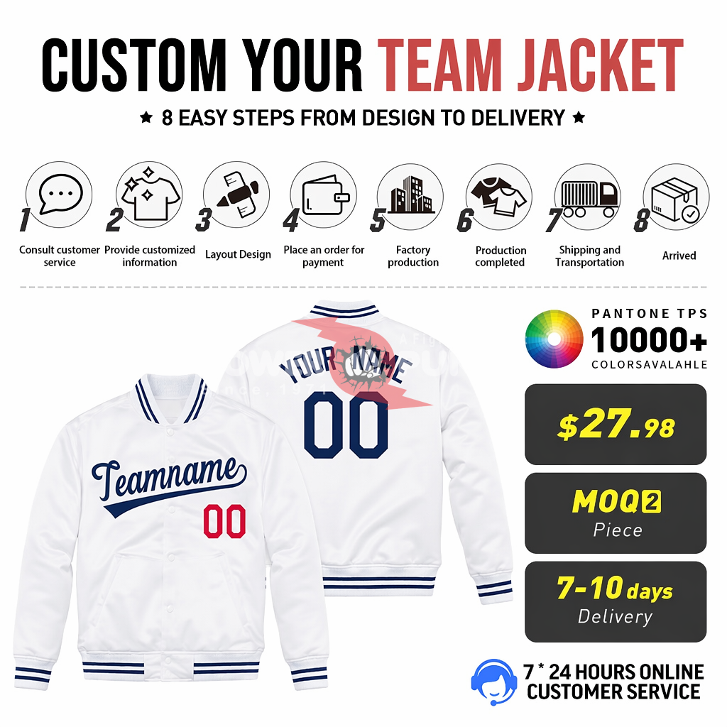 Power Punch 2026 New Style Personalized Bomber Varsity Men's Jacket Custom Angle 4