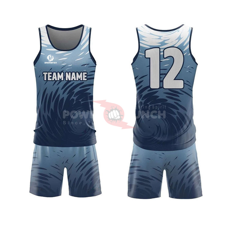 Power Punch Custom Running Athletes Sleeveless Track and Field Uniform Singletshort Design Team - Angle 3