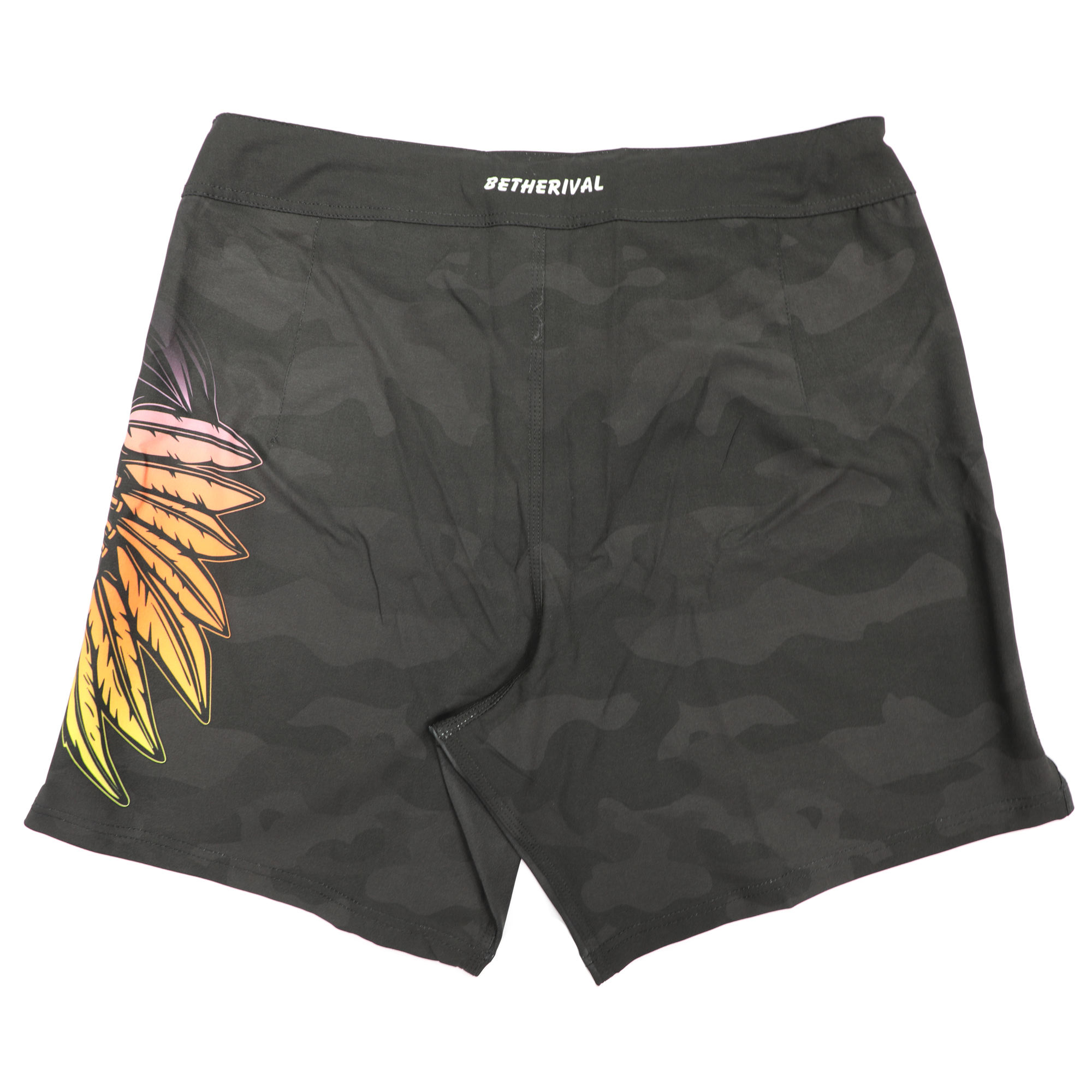 Power Punch Pro Fighter Custom Name Embroidered Sparring Shorts Angle 5