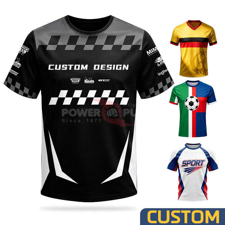 Power Punch Custom Polyester Quick Drying T-shirt Workwear Uniform Running Sports T-shirt Heat - Angle 2