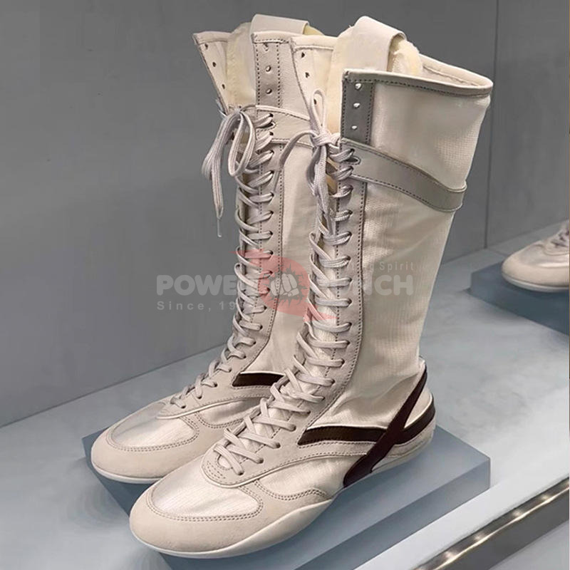 Power Punch Shock-Absorption EVA Midsole Professional Boxing Boots