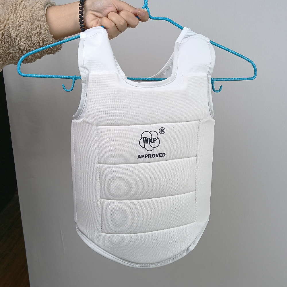 Power Punch Factory Direct Sale Custom logo Martial Arts Chest Protector for Karate Angle 3