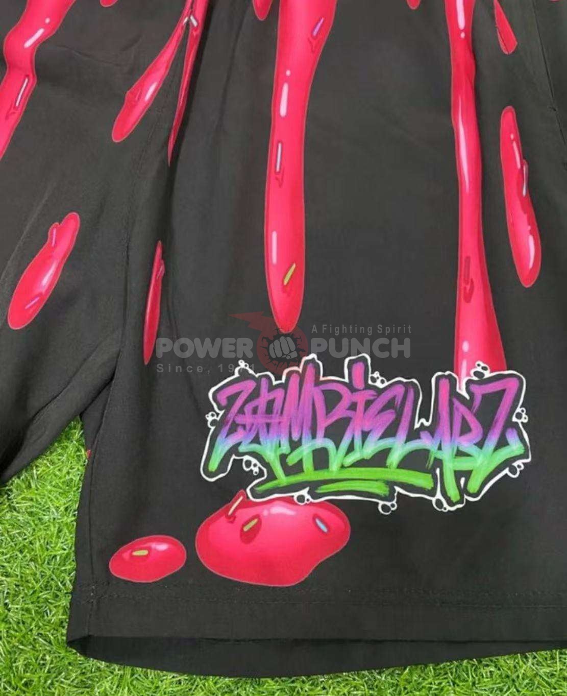 Power Punch Performance Lightweight Microfiber Sparring Boxing Shorts Angle 3