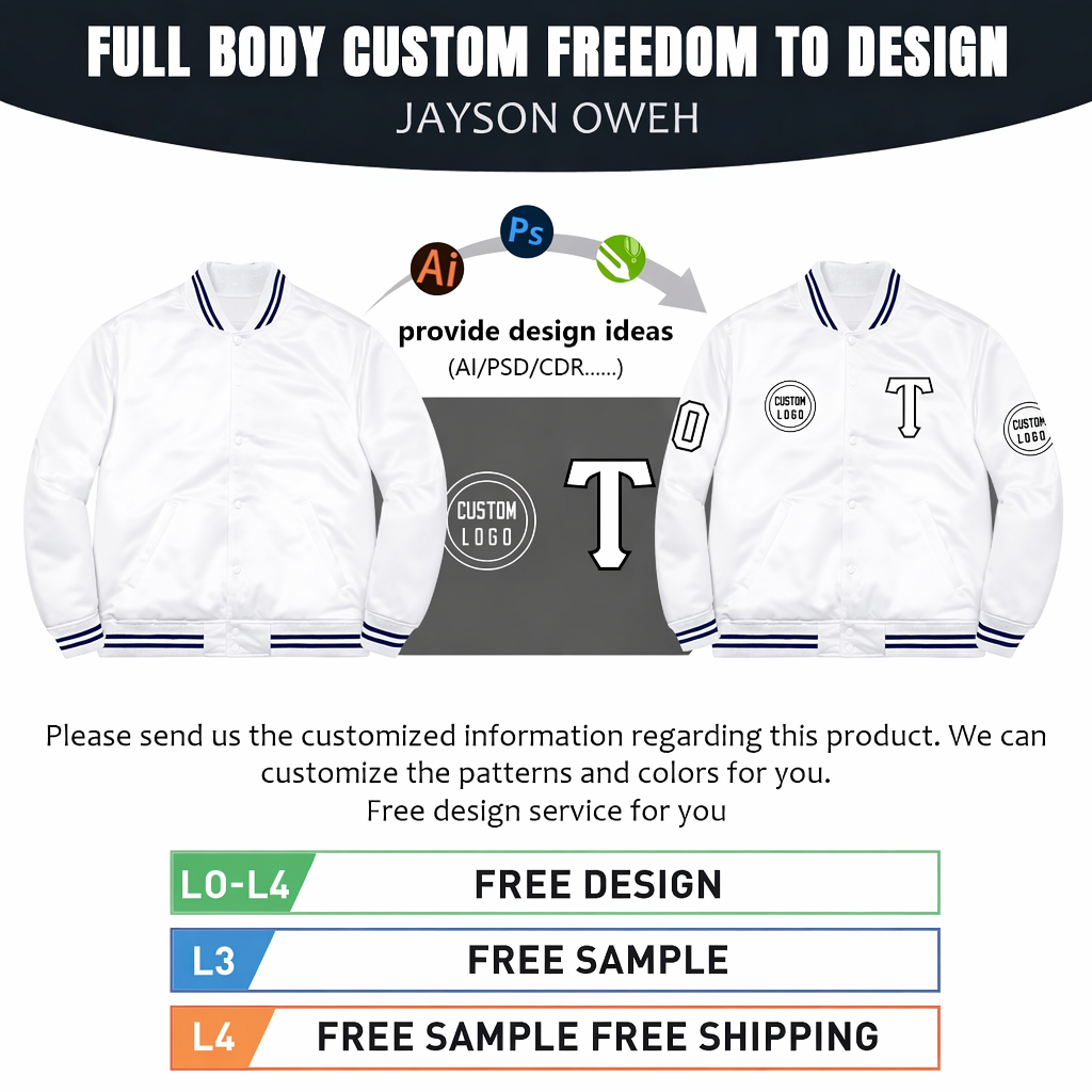 Power Punch 2026 New Style Personalized Bomber Varsity Men's Jacket Custom Angle 3