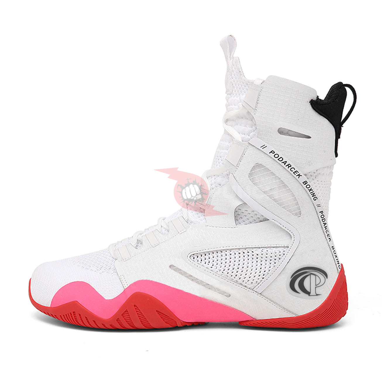 Power Punch Contender Series Anti-Skid Rubber Grip Boxing Boots Angle 5