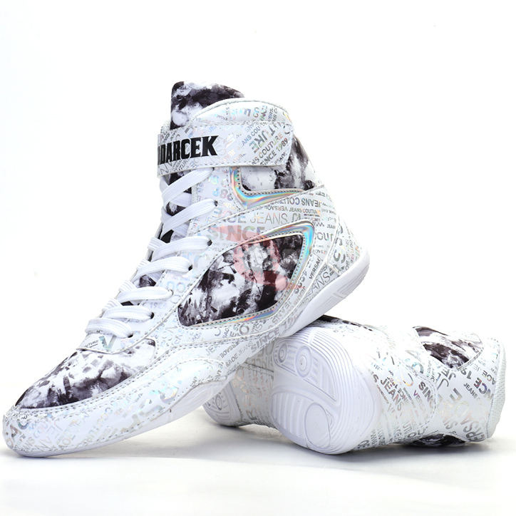 Power Punch Pro Club Mid-Cut Leather & Mesh Training Boxing Boots