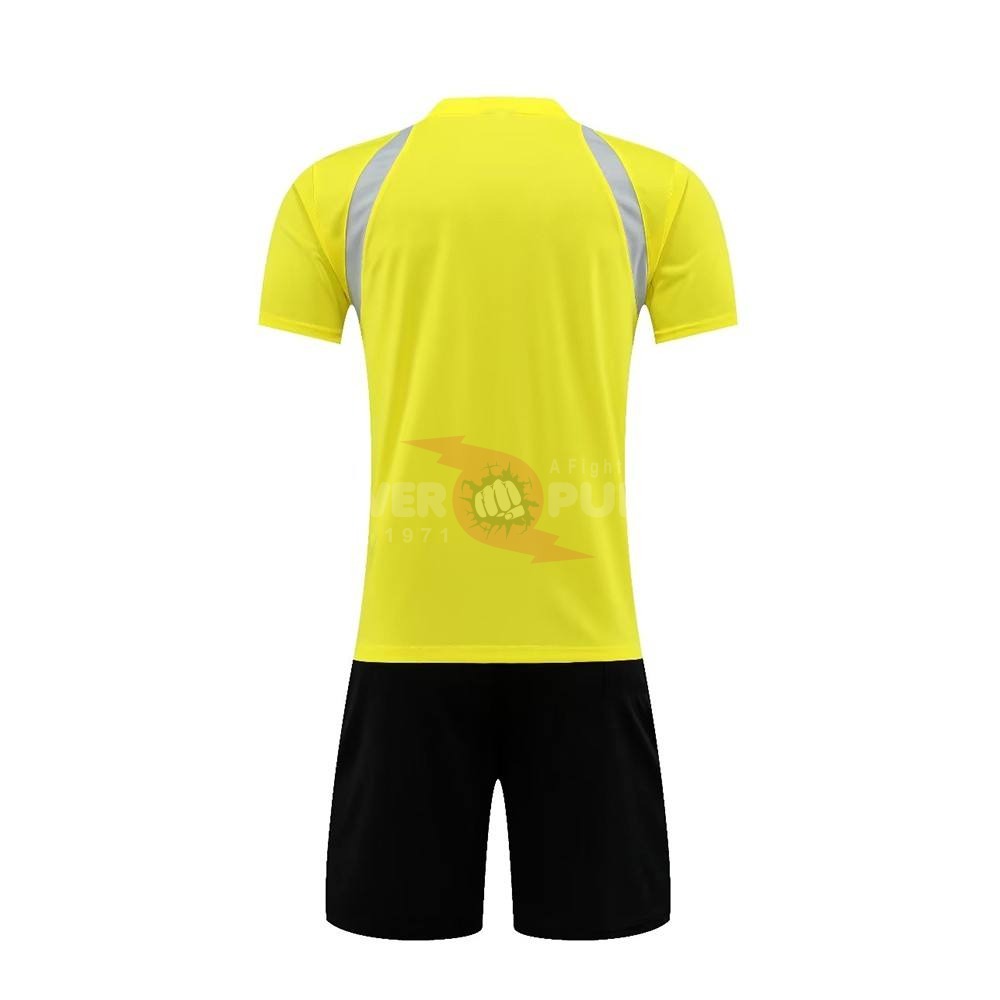Power Punch Professional Soccer Referee Jersey Custom Football Shirt Training Uniform Kit Socce - Angle 4