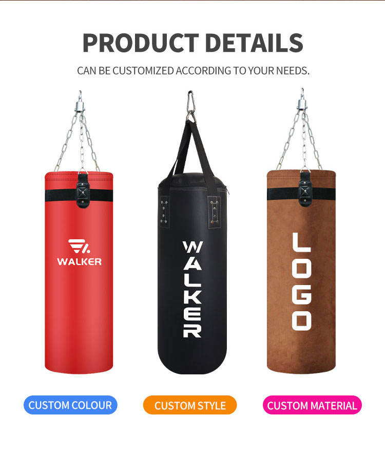 Power Punch Professional Boxing Equipment Punching Bags Sand Bags Kick Boxing MMA Angle 2