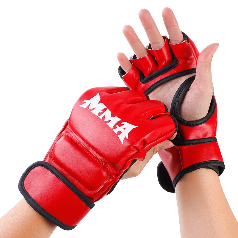 Power Punch Shockproof Heavy Bag & Sparring Training Gloves | Pro Impact Protection - Angle 6