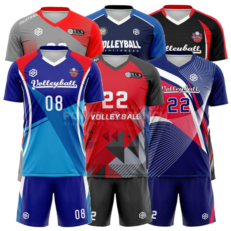 Power Punch Man Volleyball Jersey Custom Quick Dry Sublimation Printing Women Volleyball Kits Y - Angle 2