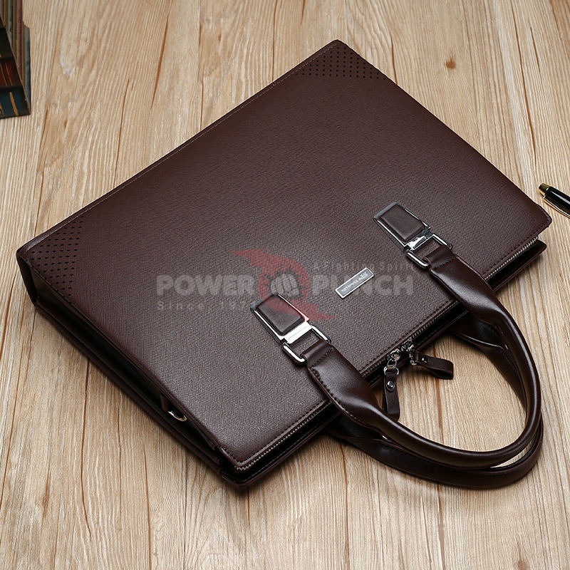 Power Punch Casual Lightweight Men's Handbag Large-Capacity Business Briefcase Angle 4