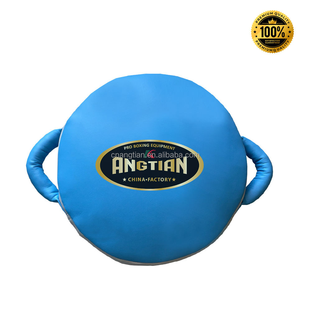 Power Punch ANGTIAN Factory Custom Round Boxing Punch Pads Martial Arts Kick Pads and Angle 4