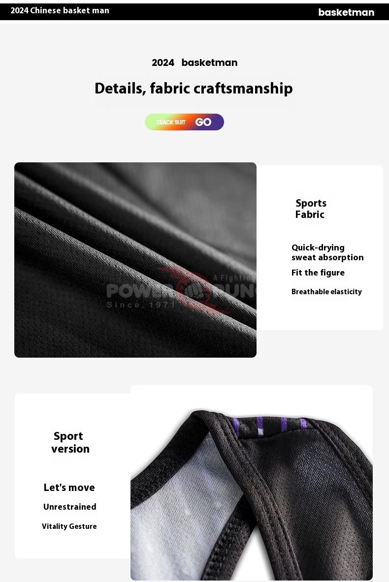 Power Punch Basketman Wholesale Custom Team Activities Team Name High Quality Track and Field T - Angle 5