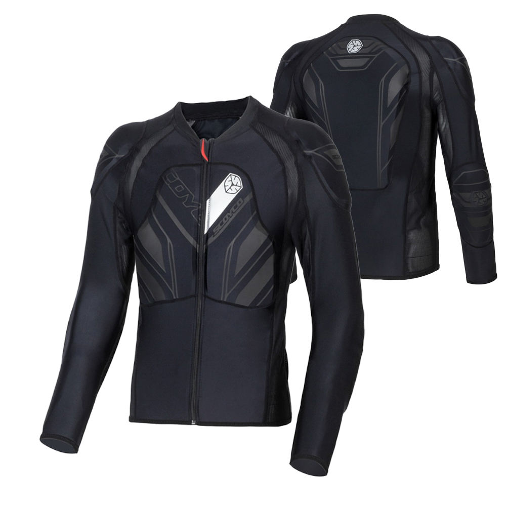 Power Punch Custom Cafe Racer Women Protective Clothing Racing Stripe Jacket Black Angle 5