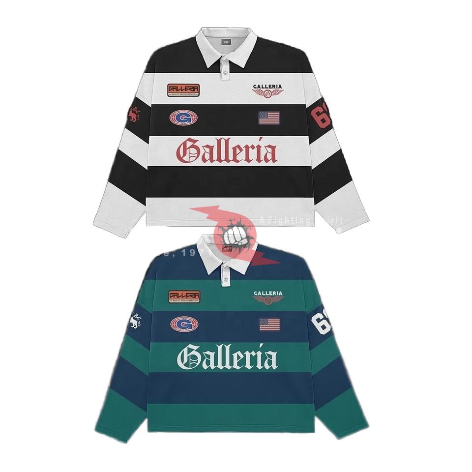 Power Punch Tonton Custom Vintage Men x27 s Rugby Jersey for Polo Breathable Stripe Long Sleeve